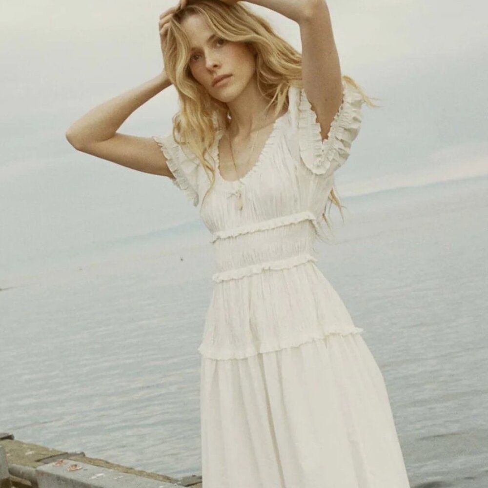 Doen Leanne Dress - White (S)